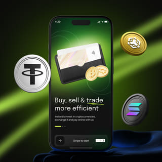 App de trading de Bosque Bitencia desde un teléfono móvil