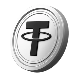 La cuenta con su sección de información y la moneda Tether USDT